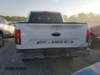 2018 Ford F-150 XL with VIN 1FTEW1EG5JFB38812, listed as a Copart auction lot 52882615 with 137,106 mi miles and Salvage Title. Bid and sale history available at carsss.com. Image 6.