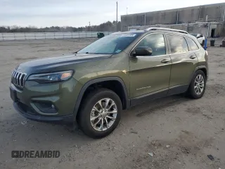 2021 Jeep Cherokee Latitude Lux with VIN 1C4PJMMNXMD109282, listed as a Copart auction lot 45691725 with 64,471 mi miles and Salvage Title. Bid and sale history available at carsss.com. Image 1.