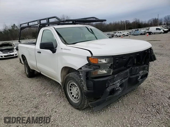 2021 Chevrolet Silverado 1500 Work Truck with VIN 3GCNWAEF9MG187442, listed as a Copart auction lot 44247775 with 148,925 mi miles and Salvage Title. Bid and sale history available at carsss.com. Image 10.