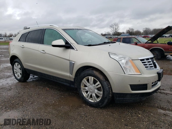 2015 Cadillac SRX Luxury Collection with VIN 3GYFNBE36FS623581, listed as a Copart auction lot 51233455 with 110,415 mi miles and Salvage Title. Bid and sale history available at carsss.com. Image 4.