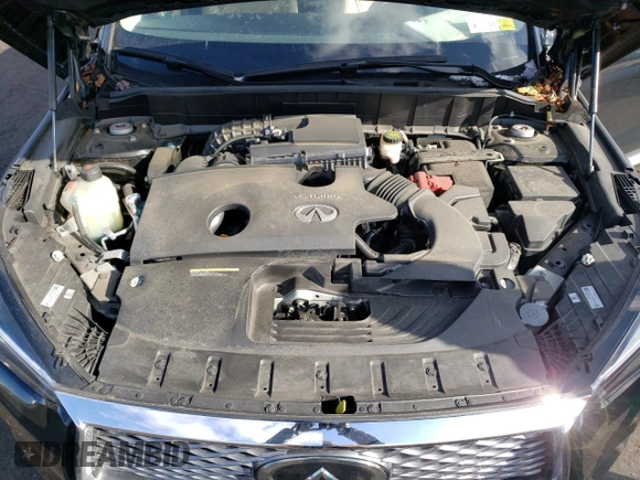 2020 Infiniti QX50 LUXE with VIN 3PCAJ5M38LF116166, listed as a Copart auction lot 39619323 with 18,738 mi miles. Bid and sale history available at carsss.com. Image 12.