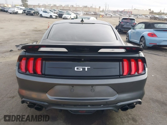 2021 Ford Mustang GT with VIN 1FA6P8CF2M5124404, listed as a IAAI auction lot 41072026 with 48,310 mi miles. Bid and sale history available at carsss.com. Image 16.
