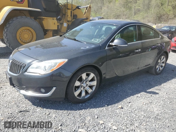 2014 Buick Regal Premium I with VIN 2G4GN5EX7E9263999, listed as a Copart auction lot 54974235 with 172,590 mi miles and Clean Title. Bid and sale history available at carsss.com. Image 2.