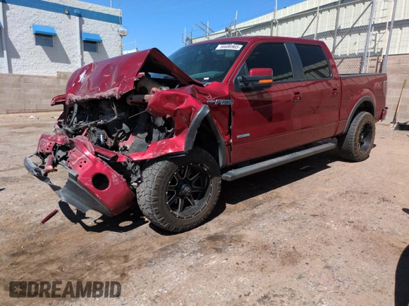 2014 Ford F-150 XL with VIN 1FTFW1ET3EKE83125, listed as a Copart auction lot 56686965 with Not provided miles and Salvage title. Bid and sale history available at DreamBid. Image 1.