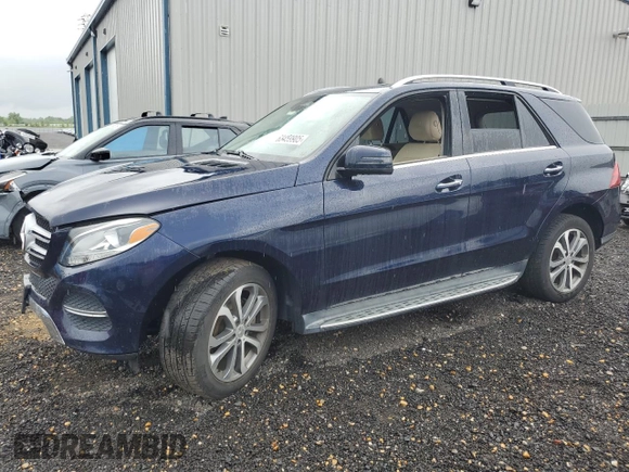 2016 Mercedes-Benz GLE 350 with VIN 4JGDA5HB5GA636186, listed as a Copart auction lot 63459905 with 127,899 mi miles and Salvage title. Bid and sale history available at DreamBid. Image 1.