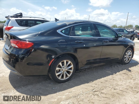 2015 Chrysler 200 C with VIN 1C3CCCCB3FN550733, listed as a Copart auction lot 54972845 with 86,902 mi miles and Clean Title. Bid and sale history available at DreamBid. Image 3.