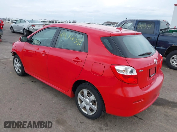 2009 Toyota Matrix with VIN 2T1KU40E69C062036, listed as a IAAI auction lot 41874531 with 206,829 mi miles and . Bid and sale history available at DreamBid. Image 3.