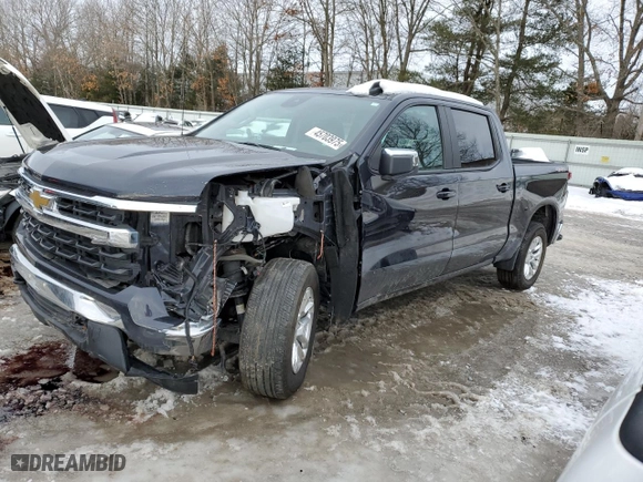 2022 Chevrolet Silverado 1500 LT with VIN 1GCPDKEK0NZ556062, listed as a Copart auction lot 45703975 with 32,246 mi miles and Salvage Title. Bid and sale history available at carsss.com. Image 1.