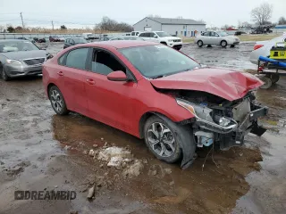 2021 Kia Forte LXS with VIN 3KPF24AD1ME390164, listed as a Copart auction lot 43323125 with 59,380 mi miles and Salvage Title. Bid and sale history available at carsss.com. Image 4.