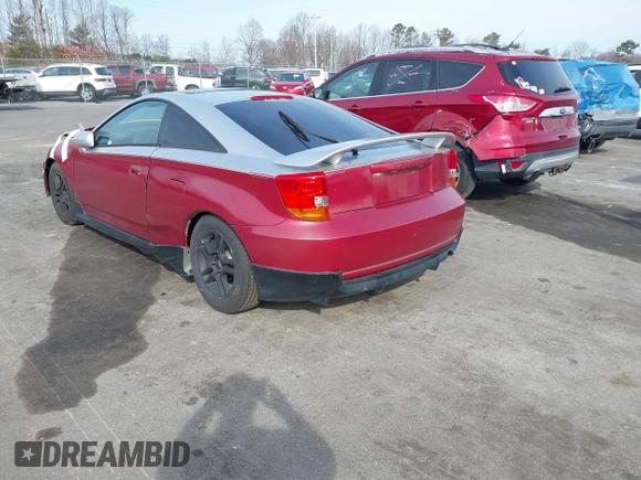 2000 Toyota Celica GT with VIN JTDDR32T5Y0016240, listed as a IAAI auction lot 41783204 with 224,889 mi miles and . Bid and sale history available at DreamBid. Image 3.