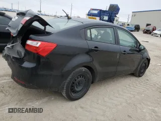 2014 Kia Rio LX with VIN KNADM4A32E6400150, listed as a Copart auction lot 43740215 with 168,310 mi miles and Salvage Title. Bid and sale history available at carsss.com. Image 3.