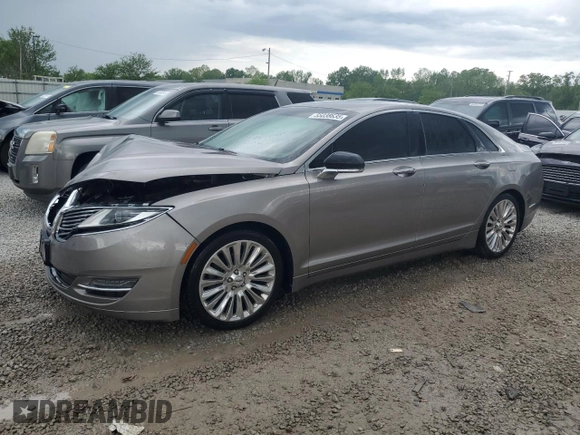 2015 Lincoln MKZ z VIN 3LN6L2G9XFR611837, wystawiony jako Copart lot #55038635 z przebiegiem 133 596 mil mil oraz Szkoda całkowita • Salvage title. Historia ofert i sprzedaży dostępna na DreamBid. Obrazek 1.