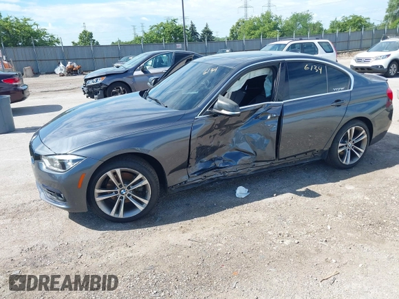 2018 BMW 3 Series 330i xDrive with VIN WBA8D9G52JNU73073, listed as a IAAI auction lot 42616134 with 93,048 mi miles and . Bid and sale history available at DreamBid. Image 17.