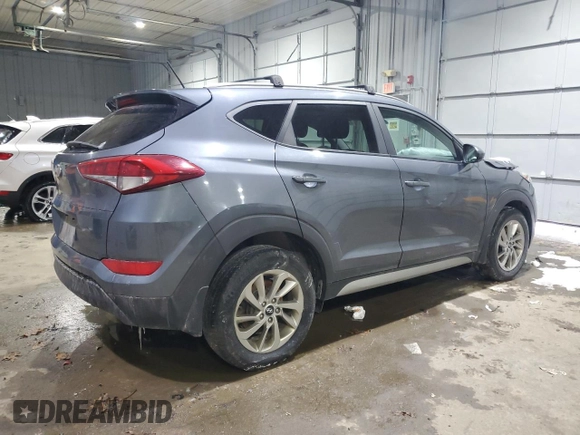 2017 Hyundai Tucson SE with VIN KM8J33A49HU331741, listed as a Copart auction lot 41931535 with Not Provided miles and Salvage Title. Bid and sale history available at DreamBid. Image 3.