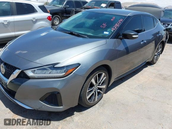 2020 Nissan Maxima SV z VIN 1N4AA6CV8LC375431, wystawiony jako IAAI lot #42182290 z przebiegiem 70 563 mil mil oraz . Historia ofert i sprzedaży dostępna na DreamBid. Obrazek 2.