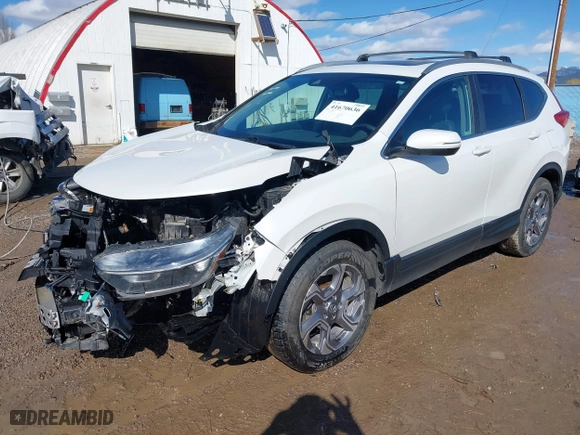 2019 Honda CR-V EX-L with VIN JHLRW2H81KX006771, listed as a IAAI auction lot 41670636 with 82,848 mi miles. Bid and sale history available at carsss.com. Image 18.