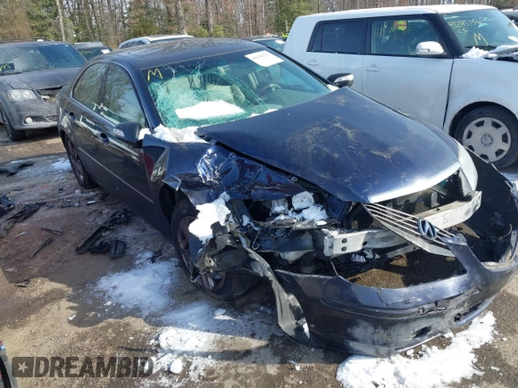 2005 Acura RL with VIN JH4KB16525C021514, listed as a IAAI auction lot 41231221 with Not provided miles and . Bid and sale history available at DreamBid. Image 6.