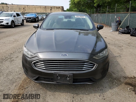2020 Ford Fusion SE with VIN 3FA6P0HD0LR249194, listed as a Copart auction lot 59510625 with 74,932 mi miles and Salvage title. Bid and sale history available at DreamBid. Image 5.