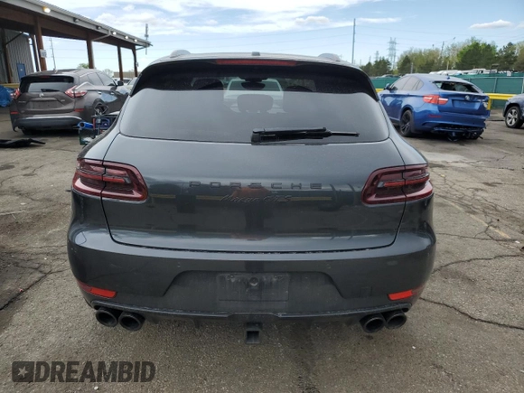 2018 Porsche Macan GTS with VIN WP1AG2A55JLB65384, listed as a Copart auction lot 54848385 with 90,938 mi miles and Salvage Title. Bid and sale history available at DreamBid. Image 6.