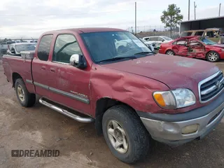 2001 Toyota Tundra SR5 with VIN 5TBRT34131S143664, listed as a IAAI auction lot 41495588 with 434,770 mi miles and . Bid and sale history available at DreamBid. Image 6.