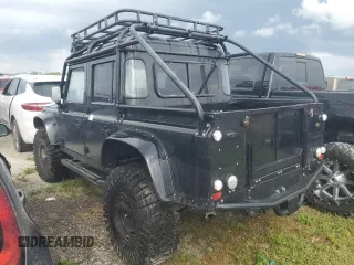 1994 Land Rover Defender with VIN SALLDHMF8MA941901, listed as a Copart auction lot 75521374 with Not provided miles and Salvage title. Bid and sale history available at DreamBid. Image 2.