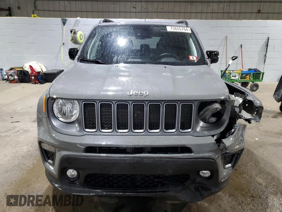 2022 Jeep Renegade Limited with VIN ZACNJDD12NPN47797, listed as a Copart auction lot 75655764 with 15,623 mi miles and Salvage title. Bid and sale history available at DreamBid. Image 5.
