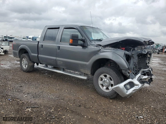 2015 Ford Super Duty F-250 SRW Lariat with VIN 1FT7W2B60FEB30673, listed as a Copart auction lot 44843545 with 162,701 mi miles and Salvage Title. Bid and sale history available at carsss.com. Image 4.