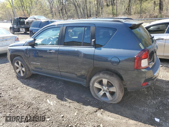 2016 Jeep Compass Latitude with VIN 1C4NJDEB3GD588421, listed as a Copart auction lot 51737975 with 100,390 mi miles and Salvage Title. Bid and sale history available at carsss.com. Image 2.