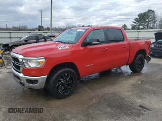 2022 Ram 1500 Big Horn with VIN 1C6SRFFT5NN187823, listed as a Copart auction lot 46137115 with 79,978 mi miles and Salvage Title. Bid and sale history available at carsss.com. Image 1.