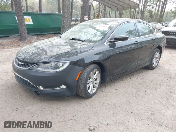2015 Chrysler 200 Limited with VIN 1C3CCCAB1FN623343, listed as a IAAI auction lot 41958145 with 79,666 mi miles and . Bid and sale history available at DreamBid. Image 2.