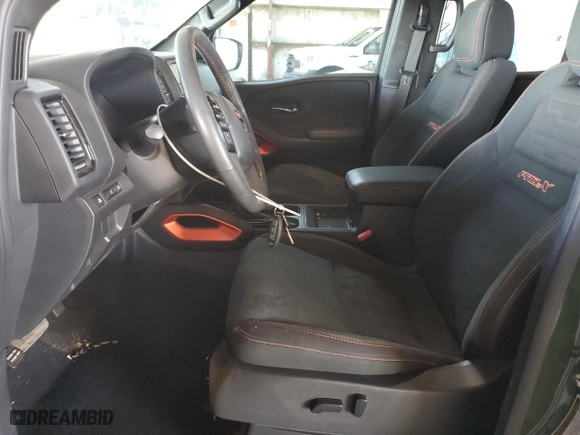 2022 Nissan Frontier PRO-X with VIN 1N6ED1EJ8NN668704, listed as a Copart auction lot 74033864 with 56,198 mi miles and Salvage Title. Bid and sale history available at carsss.com. Image 7.