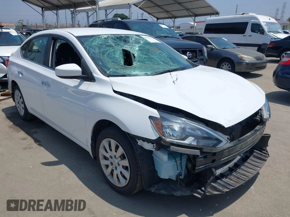 2017 Nissan Sentra SV with VIN 3N1AB7AP4HY321689, listed as a IAAI auction lot 42373727 with 34,331 mi miles and . Bid and sale history available at DreamBid. Image 1.