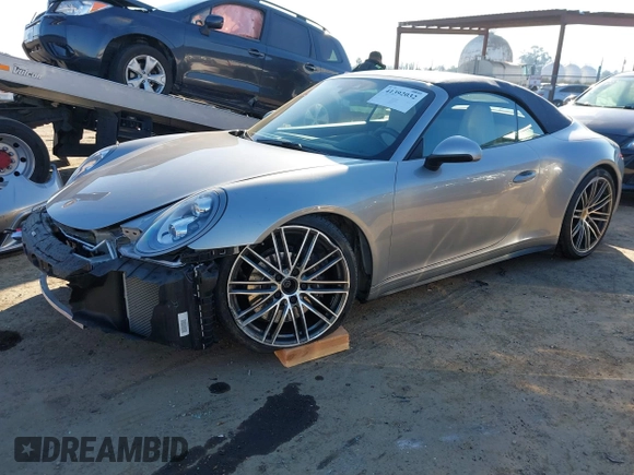 2019 Porsche 911 Carrera with VIN WP0CA2A92KS129254, listed as a IAAI auction lot 41392032 with 26,153 mi miles. Bid and sale history available at carsss.com. Image 2.