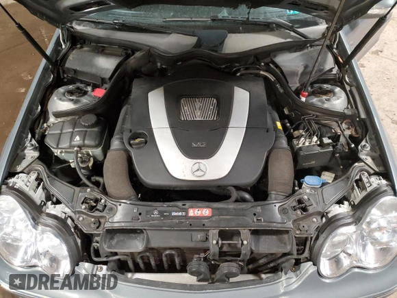 2007 Mercedes-Benz C 230 Sport with VIN WDBRF52H67F896266, listed as a Copart auction lot 45131425 with 96,206 mi miles and Salvage Title. Bid and sale history available at DreamBid. Image 11.