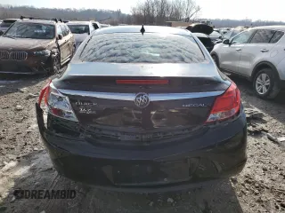 2012 Buick Regal with VIN 2G4GR5EK2C9150614, listed as a Copart auction lot 82626284 with 163,931 mi miles and Salvage Title. Bid and sale history available at carsss.com. Image 6.