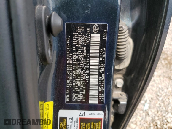 2014 Toyota Camry L with VIN 4T1BF1FK1EU791124, listed as a Copart auction lot 56452265 with 147,396 mi miles and Salvage Title. Bid and sale history available at DreamBid. Image 13.
