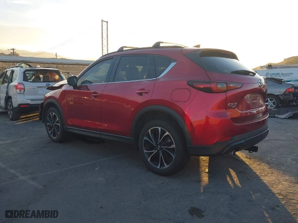2022 Mazda CX-5 2.5 S Premium Package with VIN JM3KFBDM6N0638428, listed as a IAAI auction lot 41112552 with NaN miles. Bid and sale history available at carsss.com. Image 3.