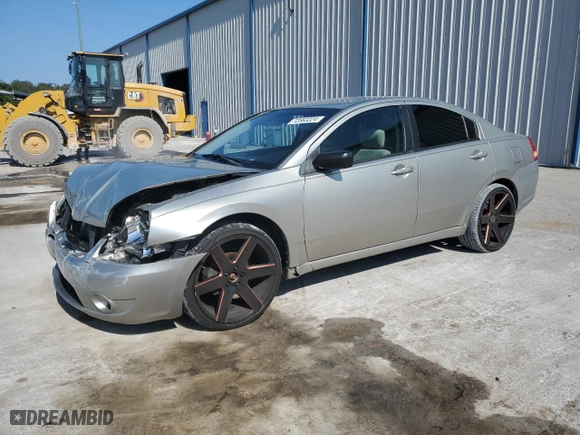 2008 Mitsubishi Galant ES with VIN 4A3AB36FX8E010543, listed as a Copart auction lot 72563224 with 203,134 mi miles and Salvage Title. Bid and sale history available at carsss.com. Image 1.