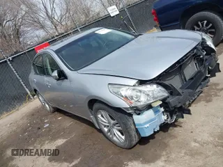 2011 Infiniti G25 Sedan x with VIN JN1DV6AR2BM451464, listed as a IAAI auction lot 41754165 with 76,094 mi miles. Bid and sale history available at carsss.com. Image 1.