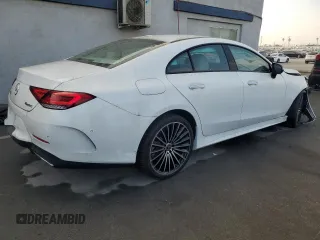 2023 Mercedes-Benz CLS with VIN W1K2J5KB8PA120592, listed as a Copart auction lot 86659934 with 5,929 mi miles and Salvage Title. Bid and sale history available at carsss.com. Image 3.