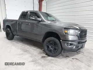 2021 Ram 1500 Big Horn with VIN 1C6SRFBT8MN696504, listed as a IAAI auction lot 41669093 with 63,356 mi miles. Bid and sale history available at carsss.com. Image 1.