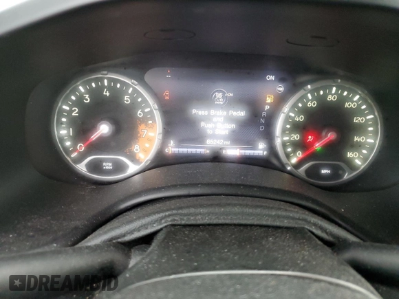 2017 Jeep Renegade Latitude with VIN ZACCJBBB5HPF79240, listed as a Copart auction lot 60399975 with 65,242 mi miles and Salvage title. Bid and sale history available at DreamBid. Image 9.