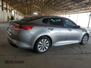 2018 Kia Optima S with VIN 5XXGT4L35JG274636, listed as a Copart auction lot 64849835 with 97,556 mi miles and Clean title. Bid and sale history available at DreamBid. Image 3.