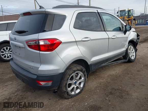 2018 Ford EcoSport SE with VIN MAJ6P1UL8JC190197, listed as a IAAI auction lot 40958854 with 17,584 mi miles. Bid and sale history available at carsss.com. Image 4.
