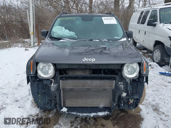 2017 Jeep Renegade Sport with VIN ZACCJBAB0HPG11643, listed as a IAAI auction lot 41604852 with 125,110 mi miles and . Bid and sale history available at carsss.com. Image 13.