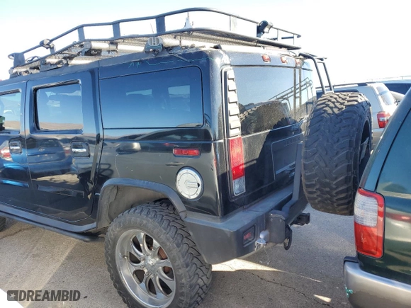 2008 Hummer H2 SUV with VIN 5GRGN238X8H106240, listed as a Copart auction lot 86766444 with 158,590 mi miles and Salvage Title. Bid and sale history available at carsss.com. Image 6.