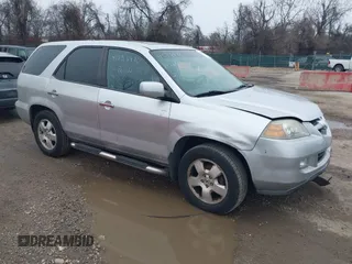 2005 Acura MDX with VIN 2HNYD18225H535783, listed as a IAAI auction lot 41538976 with 192,695 mi miles. Bid and sale history available at carsss.com. Image 1.