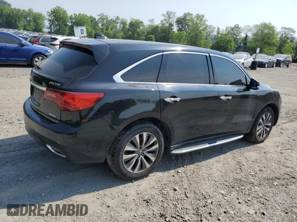 2015 Acura MDX Technology z VIN 5FRYD4H66FB012556, wystawiony jako Copart lot #59626515 z przebiegiem Nie podano mil oraz Czysty tytuł • Clean title. Historia ofert i sprzedaży dostępna na DreamBid. Obrazek 3.
