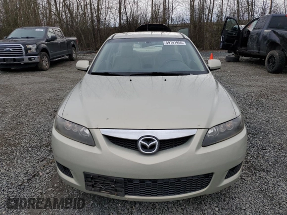 2006 Mazda 6 i with VIN 1YVFP80C265M31606, listed as a Copart auction lot 49741955 with 254,728 mi miles and Salvage Title. Bid and sale history available at carsss.com. Image 5.