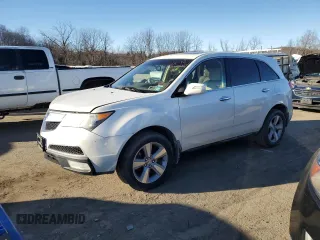 2012 Acura MDX Tech/Entertainment Pkg with VIN 2HNYD2H4XCH522624, listed as a Copart auction lot 88059225 with 244,282 mi miles and Salvage Title. Bid and sale history available at carsss.com. Image 1.